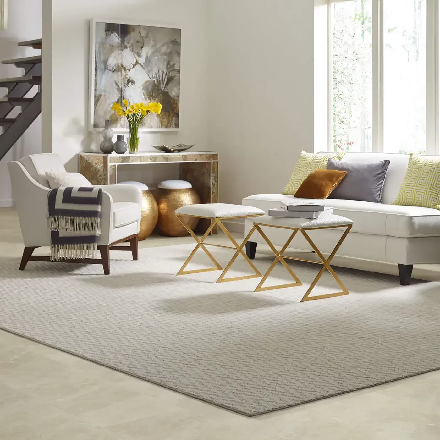 Living Room Area Rug | Ultimate Flooring Design Center