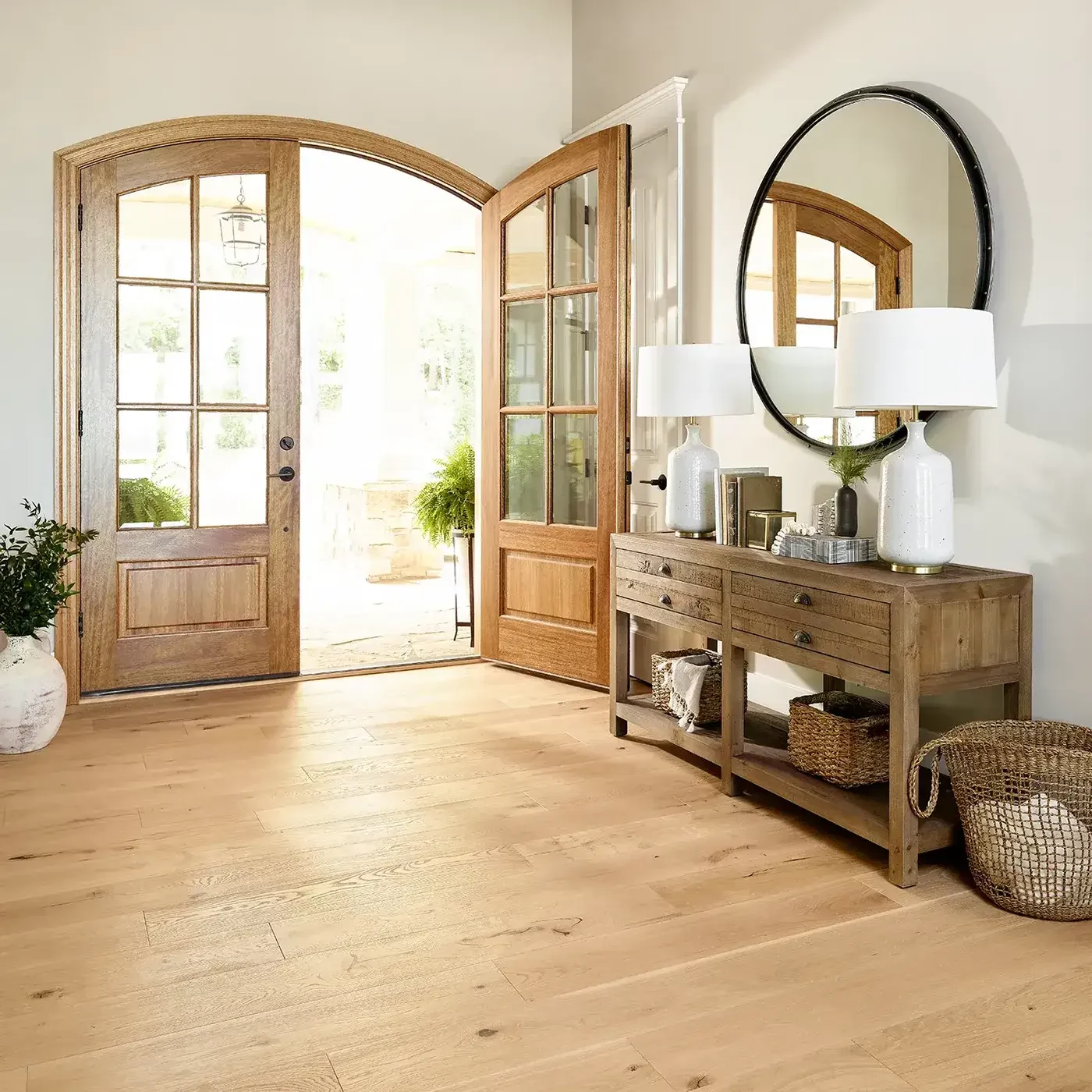 Entryway Hardwood Flooring | Ultimate Flooring Design Center